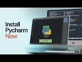 how download and install pycharm ide for python coding