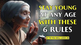 6 Rules to STOP AGING AT 70 You'll Look 20! Buddhist Story