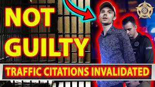 Sober Driver Levi Trumbull Falsely Arrested for DUI, Found 'NOT GUILTY' on Traffic Citations!