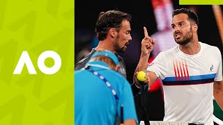 Fognini Celebrates and Caruso Fires Up After Epic Tie-Break | Australian Open 2021