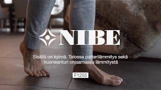 NIBE Ohje: Jos sisällä on kylmä ja kodissasi on patterilämmitys. NIBE F1255 maalämpöpumppu.