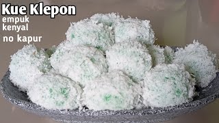 RESEP KUE KLEPON ISI GULA MERAH PRAKTIS DAN EKONOMIS || RAHASIA KLEPON TETAP LEMBUT