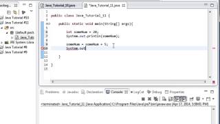 Beginner Java Tutorial #11: Shorthand Assignment Operators