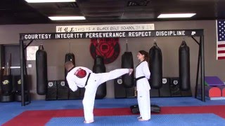 Step Behind Side Kick