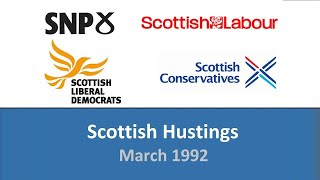 Scottish Hustings in Glasgow (March 1992)