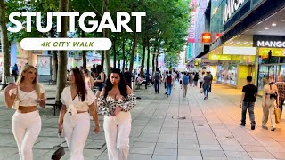 4K Stuttgart Virtual Walking Tour | Summer Walk