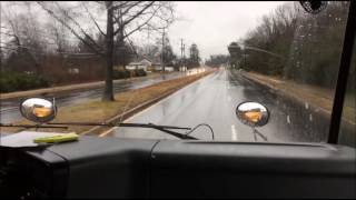 First Student 2005 IC CE Bus #8044 - Rainy Day on Route 6 (1/24/17)