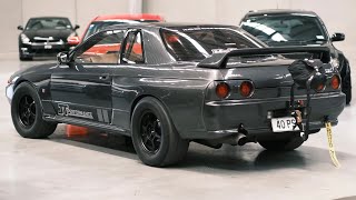 1100+HP R32 Skyline GTR Pure Idle Sound 40PSI Turbo Boost