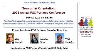 Newcomer Orientation -- PSC Partners 2022 Pre-Conference Webinar