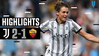 Juventus Women 2-1 Roma Women | Juventus Women Claim Treble! 🏆  | Women's Coppa Italia Highlights