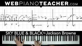 Learn SKY BLUE & BLACK piano tutorial with Shawn Cheek