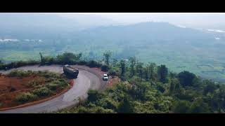 Beautiful Parshuram Ghat, Vashishti River and Konkan Railway - By DJI Spark