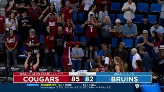 WSU WBB: Highlights at #2 UCLA 1/28/24