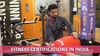 Fitness courses in India ||ACE\ACSM\NSCA/NASM/ CFI\CPT||CFA || The best fitness course in India