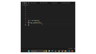 Insert Values into an Array using push() Method in JavaScript || Display Array Elements || JS Short