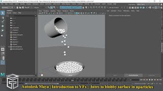 Autodesk Maya | Introduction to VFx| Intro to blobby surface in nparticles