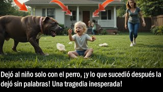 Dejó al niño solo con el perro, ¡y lo que sucedió después la dejó sin palabras! 😱🐶 ...