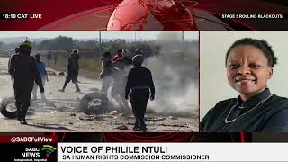 SAHRC's report on local governance, service delivery and human rights: Philile Ntuli