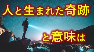 人間に生まれた奇跡　そして生きている意味とは？【人生を変える動画】