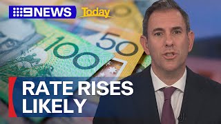 Warning interest rates could rise as Australia's economy slumps | 9 News Australia