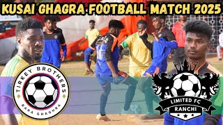 QUATER-FINAL // Tirkey Brothers  🆚 Limited FC Ranchi // LT SHANKAR-VIJAY MEMORIAL FOOTBALL MATCH