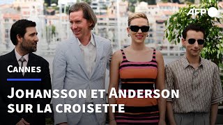 Cannes: Wes Anderson et Scarlett Johansson débarquent sur la Croisette | AFP