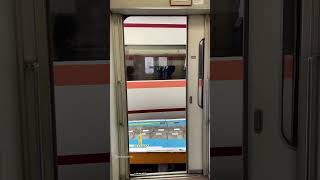 東武鉄道 特急りょうもう号 浅草駅 ドア閉