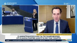 Ο Μ. Δημητρακόπουλος για τις πληροφορίες ότι η Ε. Καϊλή παίρνει διαζύγιο από τον Τζιόρτζι