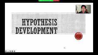 Theoretical framework and hypothesis development | Presentation Metode Riset B 1667