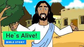 🟡 BIBLE stories for kids - He’s Alive! (Primary Y.A Q2 E4) 👉 #gracelink