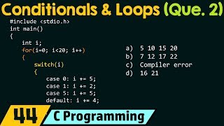 Conditionals and Loops (Solved Problem 2)