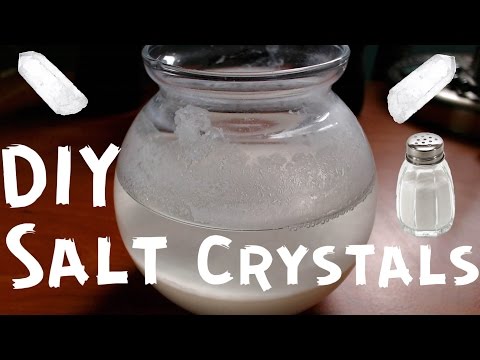 DIY Salt Crystals Tutorial #18 DIY Salt Crystals Tutorial #18