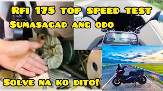 Rusi Rfi 175 top speed test. (May ibubuga din pala)#rfi175 #topspeed test