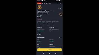 Cash Control Binance Copy Cüzdanı