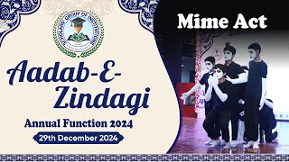 Captivating Mime Act | Aadab-E-Zindagi Annual Function 2024 | Scholars' Paradise International