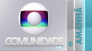 Chamada vertical: Programação de domingo de manhã na Globo RJ (12/05/2018)