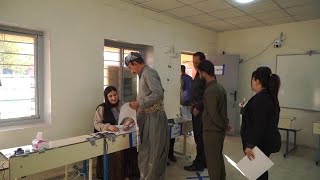 Kurdish people in Irbil vote in long awaited Parliamentary elections