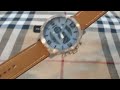 men s fossil nate digital analog leather strap watch jr1492