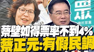 後柯文哲時代來了 蔡正元分析藍白布局 蔡壁如得票遠低於民調 他不客氣爆關鍵