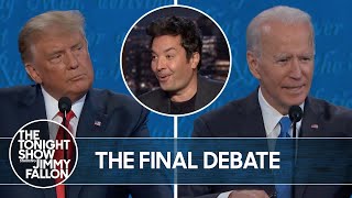Trump and Biden Face Off In Final Debate | The Tonight Show