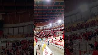 @olympiacosbc fans keep singing for their team despite the loss to Monaco #euroleague #shorts