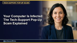 Your Computer Is Infected: The Tech-Support Pop-Up Scam Explained