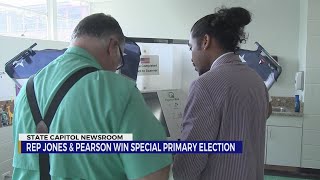 Rep Jones \u0026 Pearson win special primary election