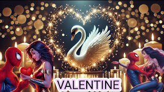 Magical Valentine: Unbelievable Romantic Transformations! ( Spider-Man love Wonder Woman)