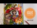 Apples or Donuts | STEP BY STEP COLORING // Chris Cheng