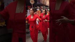 Tari Rejang pengayah cantik di Pura Penataran Pande Tamanbali #shorts