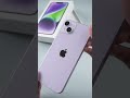 iPhone 14 Plus Purple Unboxing #shorts