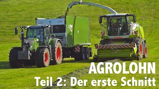 Lohnunternehmen Agrolohn: Der erste Schnitt – Mähen, Häckseln, Ladewagen