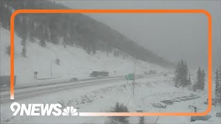 Wave of snow rolls into Colorado affecting flights and commute home