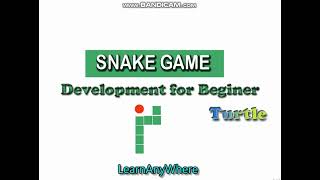 snake Game Development part3(Using Python (Turtle) )